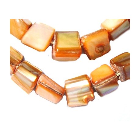 Musling perle brun 10 mm  - 20 stk