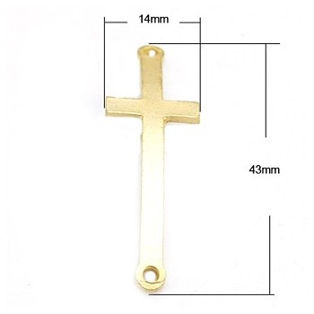 Forbindelses kors guld - 43 mm