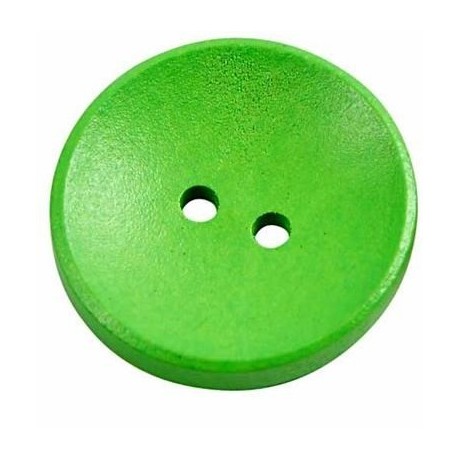 Neon grøn knap - 26 mm