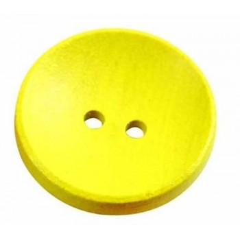 Neon gul knap - 26 mm 