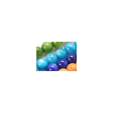 Shell perle 6,5 turkis - 1 streng