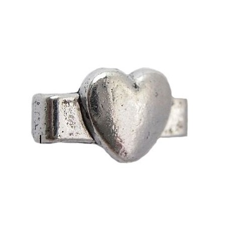 Hjerte med 2 huller 11 mm - 8 stk