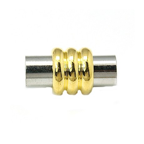 Guld / sølv magnet lås 5 mm indv