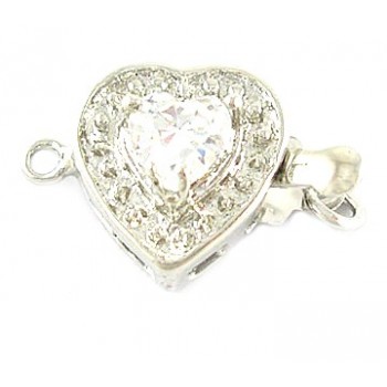 Hjerte lås box - 17 mm  med...