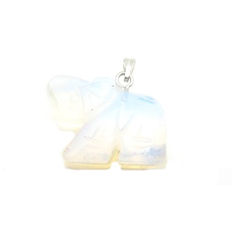 Elefant halv ædelsten 23 mm KLAR