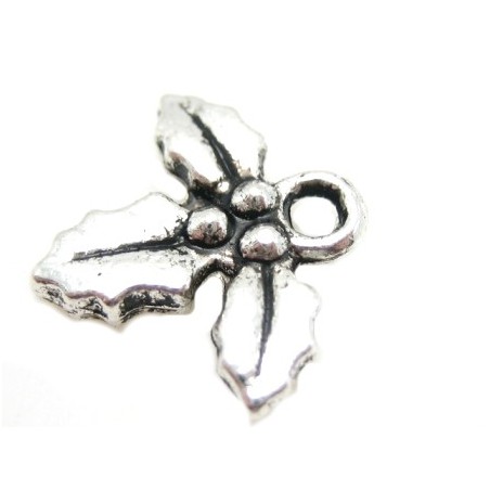 Kristtjørn i tibet sølv 14 mm