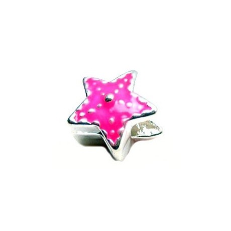 Led / Charms neon stjerne   11 / 4,6 mm