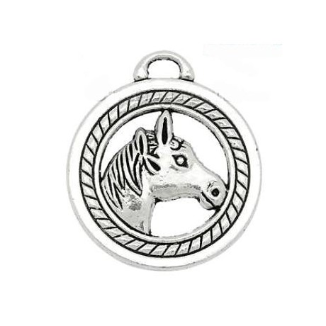 Hest i ramme 28 mm