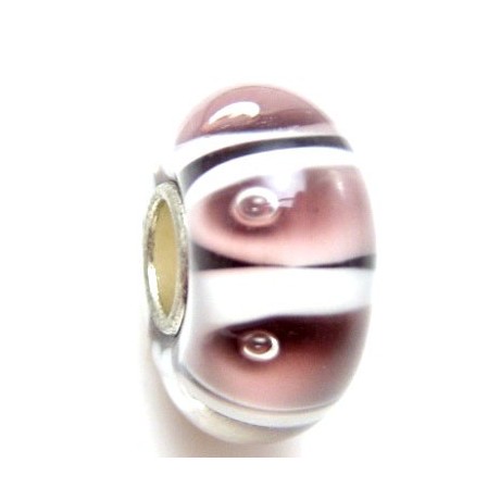 Glas led / charms flot i lille / bordeaux