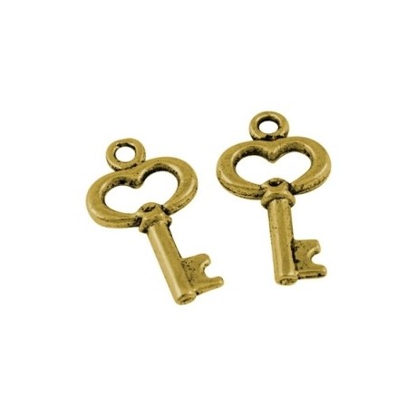 Nøgle 16 mm guld - 6 stk