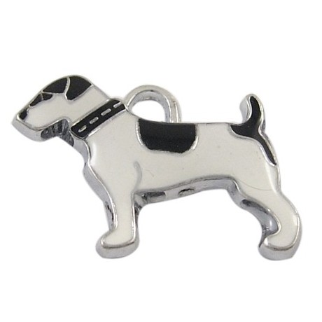 Hund med emalje 27 mm