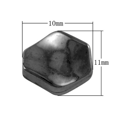 Twistet perle gun sort 11/1 - 12 stk