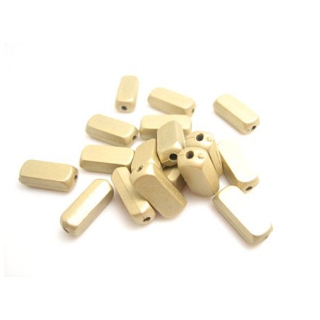 Guld mat perle 10 mm - 40 STK