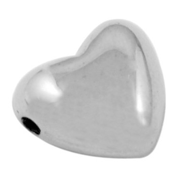 Sølv hjerte 10 / 1  mm - 15...