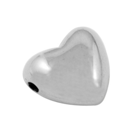 Sølv hjerte 10 / 1  mm - 15 STK