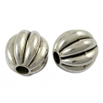 Sølv perle 7,5 / 2  mm - 15...