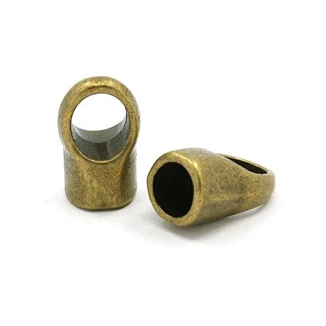 Kraftig enderør 8 mm indvendigt hul - 2 stk