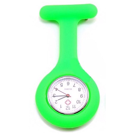 Sygeplejer ur med silikone Grøn 38 mm