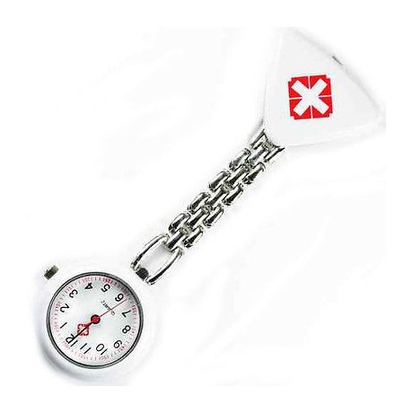 Sygeplejer ur med rødt kors hvid