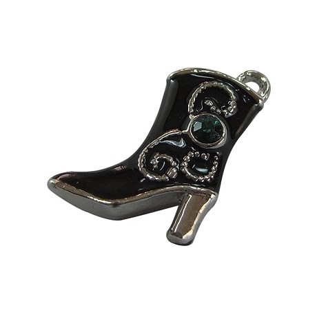 Cowboy støvler sort 30 mm