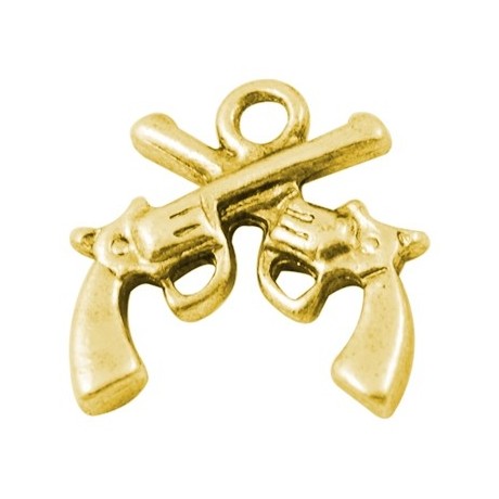 Pistol guld 16 mm - 2 stk