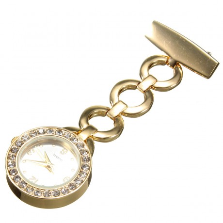 Sygeplejer ur stål i guld - 8,6 cm