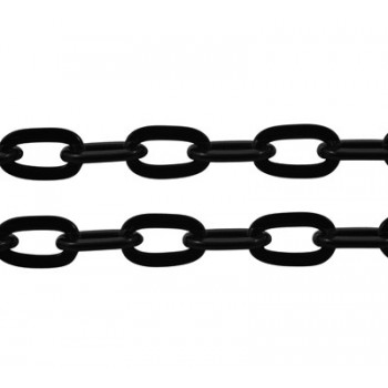Mega kæde 15 x 9 mm sort -...