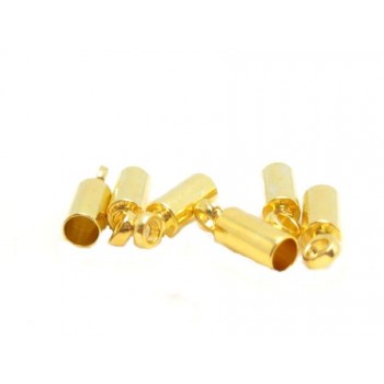 Enderør messing med guld...