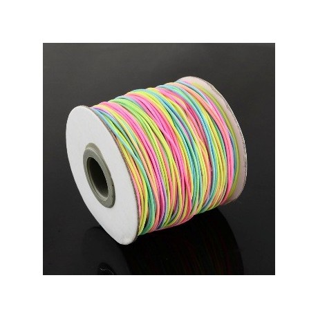 Knytte / smykke elastik multi  1 mm - 5 m