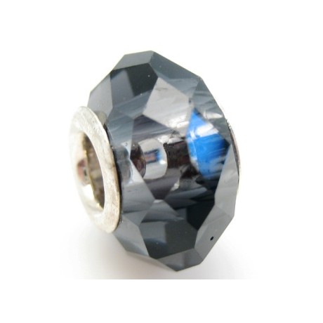 Slebet glas led sort / grå