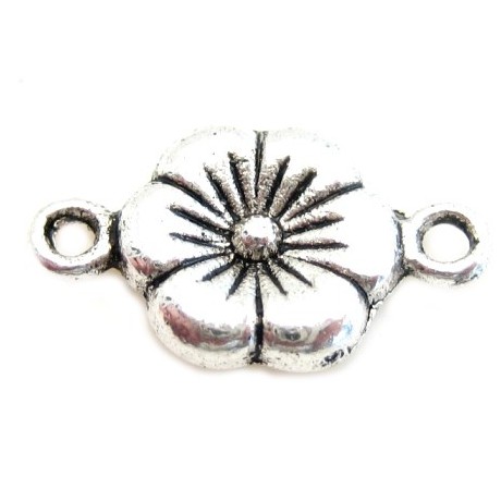 Forbindelses led blomst 17 mm - 2 stk