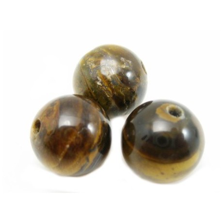 Tiger øje 8 mm - 4 stk
