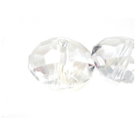 Swarovski a like facetteret klar 6mm - 4 stk