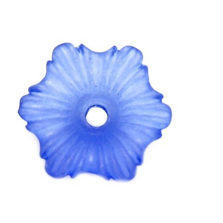 Lilla frostede blomster 11mm - 2 stk