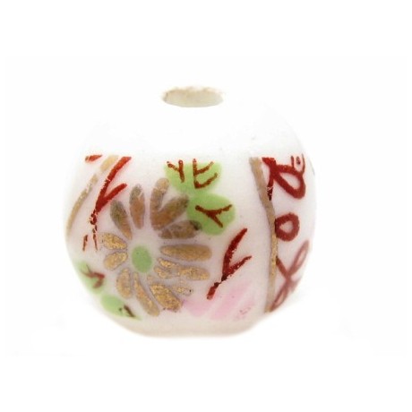 Porcelæns perle 12mm