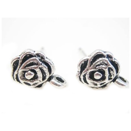 Rose ørering med øje - 1par