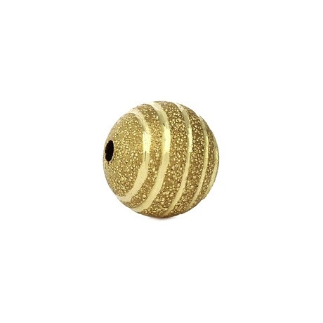 Guld stardust med diamant skæring 8 / 2 mm - 4 stk