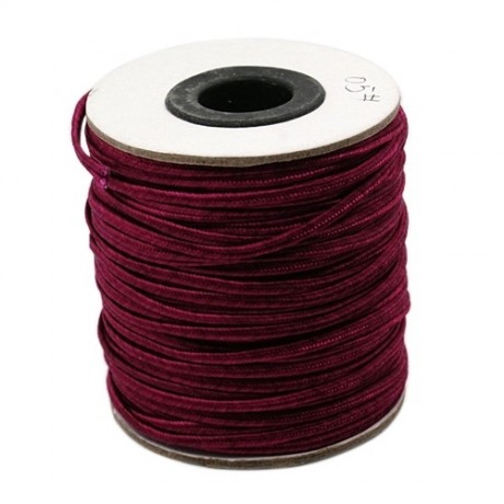 Russisk Flet bånd Bordeaux  3,5 x 1,5 - pr m.