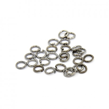 O-ring sort 4 x 0,7/3 mm - 30 stk