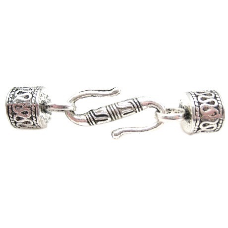 Enderør med krog - sæt - 7 mm indvendig hul