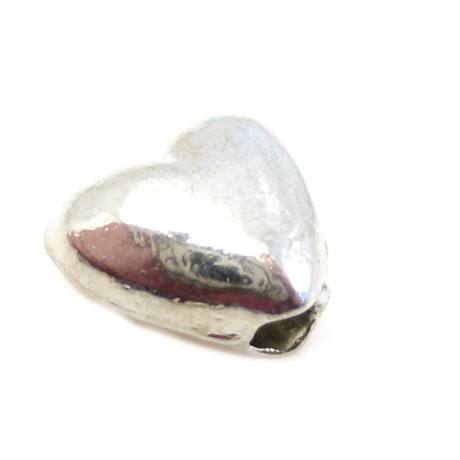 Hjerte i tibet sølv 6/1,5 mm - 5 stk