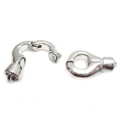 Lækker magnet smykke lås 40 mm - Platin sølv