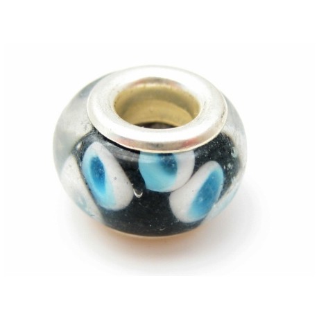 Glas led sort og turkis