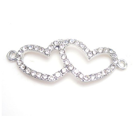 Hjerte forbindelses led med stene - 50 mm