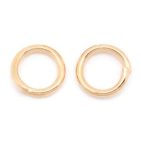 Rosenguld o-ring 6 mm - 20 stk